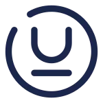 Text Underline Circle SVG Icon